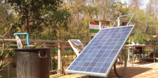 รถเข็นละว้าโซลาร์เซลล์