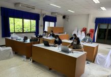 อบรมการใช้เครื่องมือเก็บแบบสำรวจการจัดการขยะชุมชน