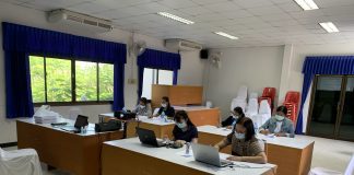 อบรมการใช้เครื่องมือเก็บแบบสำรวจการจัดการขยะชุมชน