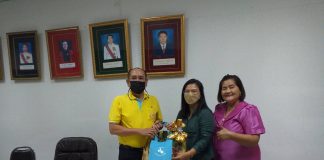 สถาบันทรัพยากรน้ำใต้ดิน แสดงมุฑิตาจิตและมอบของที่ระลึก